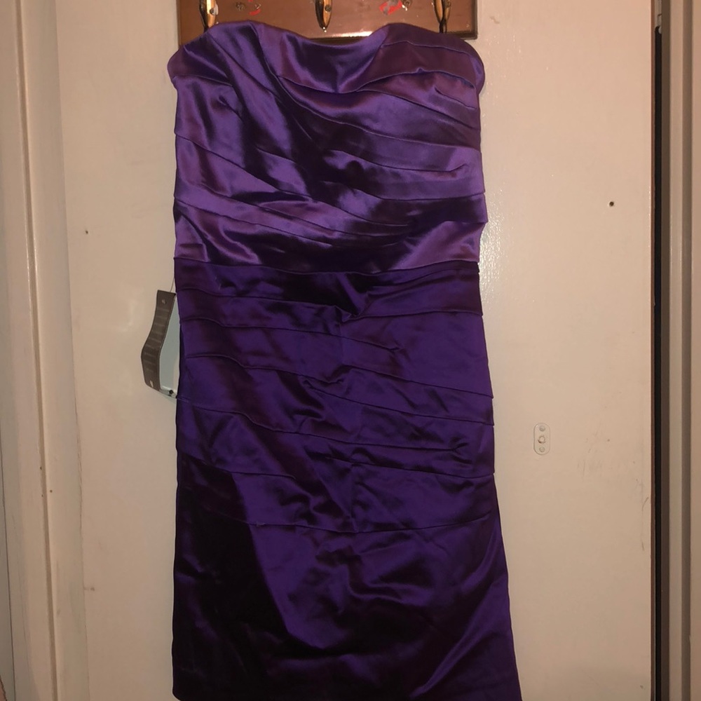 Bebe 2-tone purple Tube top BodyCon Dress.